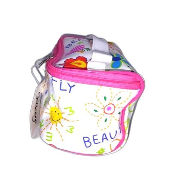 Gabaangs NWT Fun Colorful Cartoon Graphics Makeup Bag, 7.5"X4"X4" - Picture 4 of 6